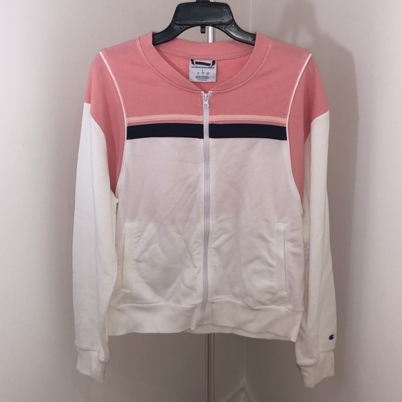 New Women's Champion Full Zip Up Jacket Warm Up Jacket Size Large - Picture 5 of 13